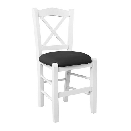 METRO Beech Chair Impregnation Lacquer White/Pu Black
