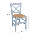 METRO Chair Impregnation Lacquer Grey