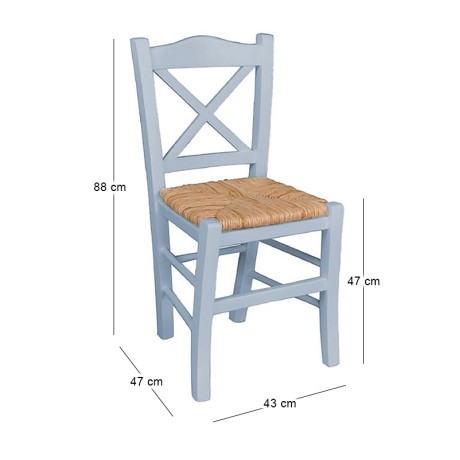 METRO Chair Impregnation Lacquer Grey