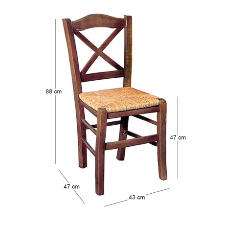 METRO Chair Impregnation Walnut