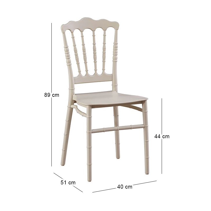 MILLS Chair PP Beige