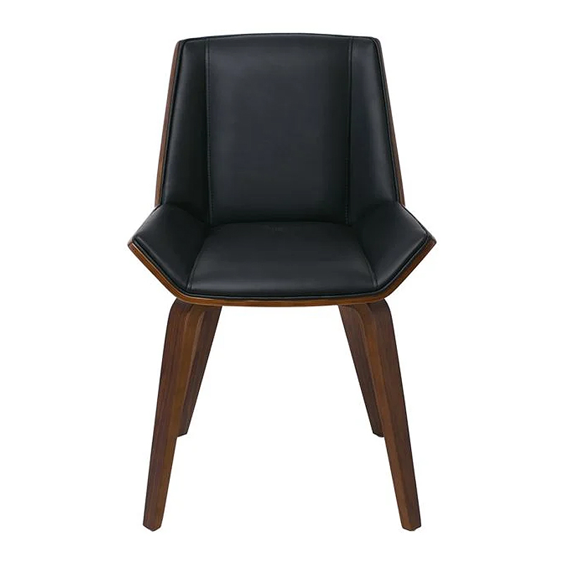 NUMAN Chair Walnut/Pu Black
