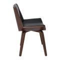 NUMAN Chair Walnut/Pu Black