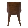 NUMAN Chair Walnut/Pu Black