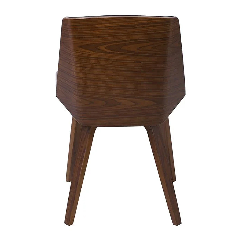 NUMAN Chair Walnut/Pu Black