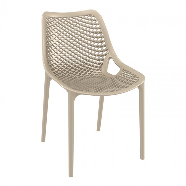 Καρέκλα πολυπροπυλενίου σε dove grey χρώμα 50x60x82 εκ. AIR SIESTA