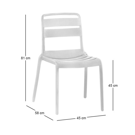 SERENATA Chair PP-UV White