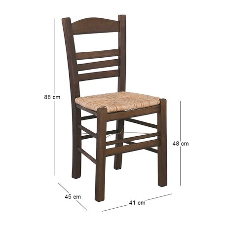 SIFNOS Chair Impregnation Walnut