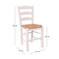 SKIROS Beech Chair Impregnation Lacquer Creamy