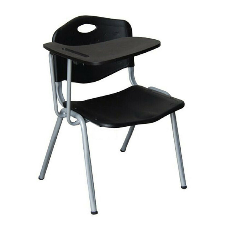 STUDY Chair-Desk Steel Silver / PP Μαύρo