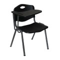 STUDY Chair Desk Steel Black / PP Μαύρo
