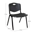 STUDY Chair Black/Black Painting