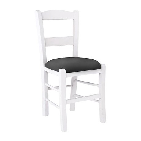 SYROS Chair Impregnation Lacquer White/Pu Black