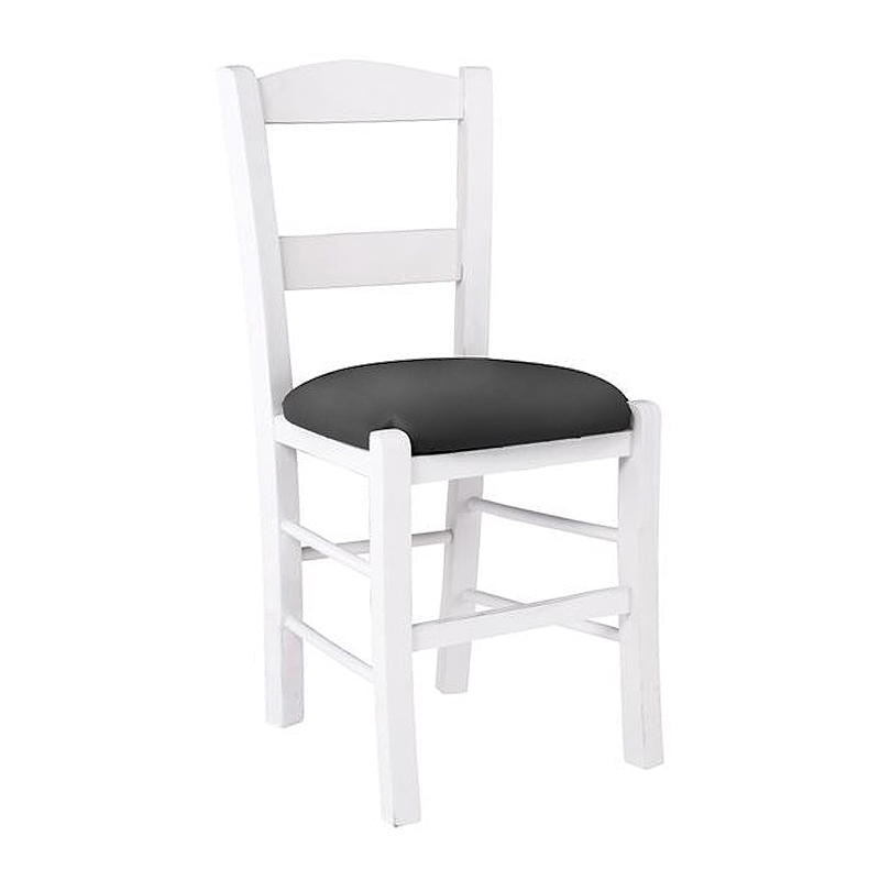 SYROS Chair Impregnation Lacquer White/Pu Black