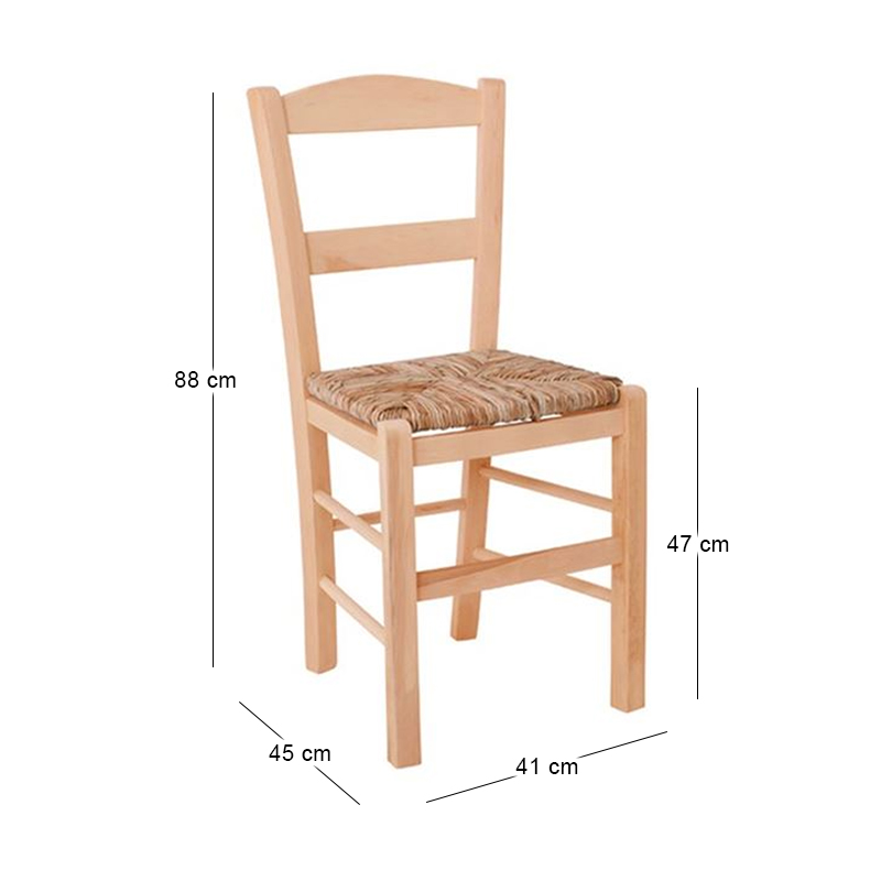 SYROS Chair Impregnation Natural Color