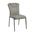 ANDRIA Chair Metal Black/Pu Green