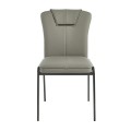 ANDRIA Chair Metal Black/Pu Green