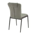 ANDRIA Chair Metal Black/Pu Green