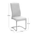 BENSON Chair Cream Pvc