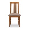 Francis Megapap dining chair in solid beech wood walnut color 48x42x96cm.