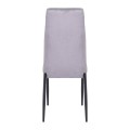 JETTA Chair Full K/D Velure Grey Fabric (Black paint)
