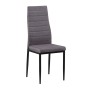 JETTA Chair Light Brown Fabric (Black paint)