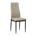 JETTA Chair Dark Beige Fabric (Black paint)