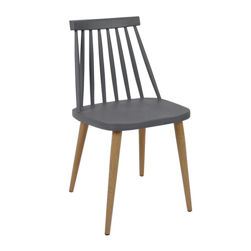 LAVIDA Chair Metal Natural, PP Anthracite