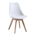 MARTIN Chair PP White (Metal cross) / assembled cushion