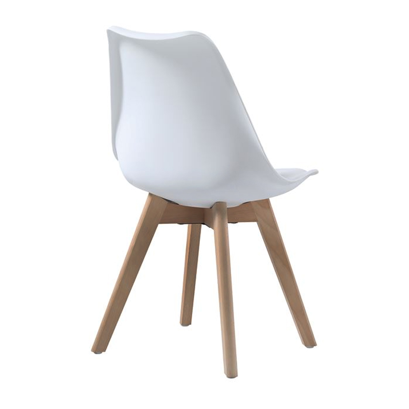 MARTIN Chair PP White (Metal cross) / assembled cushion
