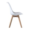 MARTIN Chair PP White (Metal cross) / assembled cushion