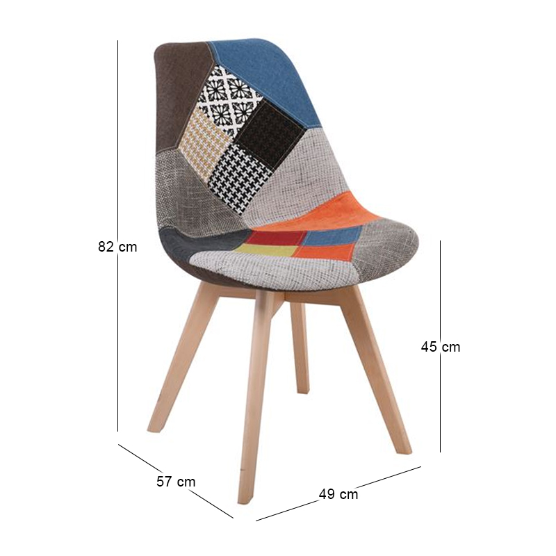 MARTIN Chair Fabric Patchwork