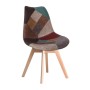 MARTIN Chair Fabric Patchwork Misty Brown