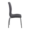 MELVA Chair Chrome, PU Grey