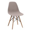 Nova Megapap PP dining chair in cappuccino color 46x51x80cm.