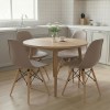 Nova Megapap PP dining chair in cappuccino color 46x51x80cm.
