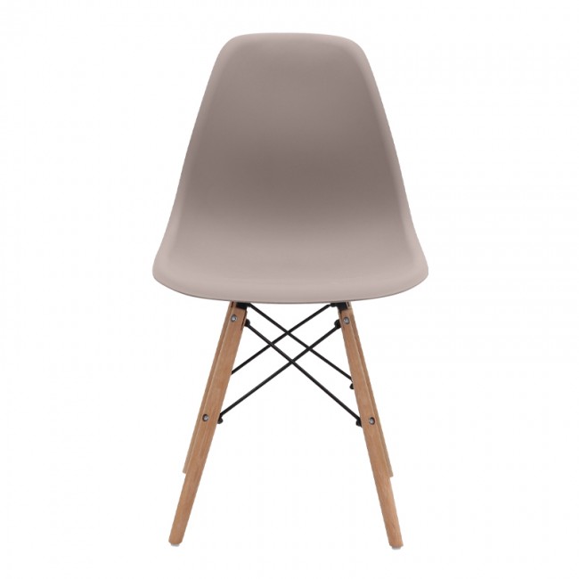 Nova Megapap PP dining chair in cappuccino color 46x51x80cm.