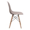 Nova Megapap PP dining chair in cappuccino color 46x51x80cm.