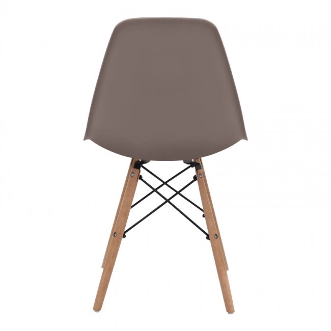 Nova Megapap PP dining chair in cappuccino color 46x51x80cm.