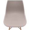 Nova Megapap PP dining chair in cappuccino color 46x51x80cm.