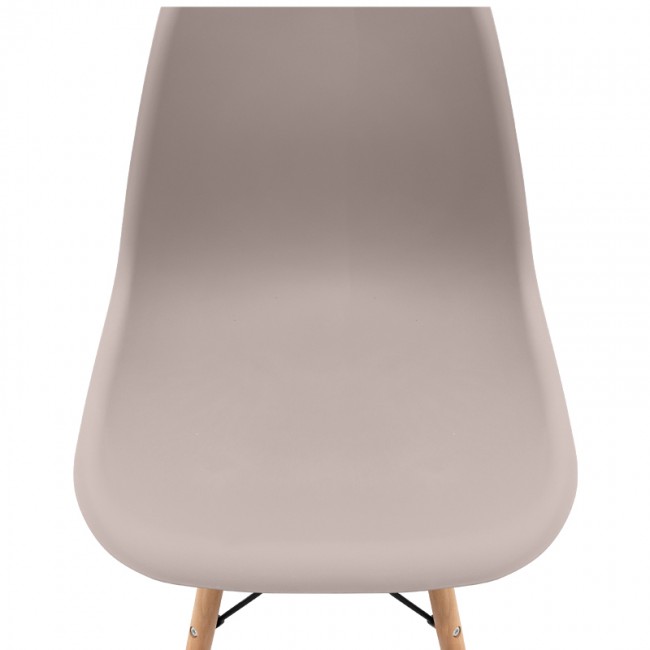 Nova Megapap PP dining chair in cappuccino color 46x51x80cm.