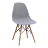 Nova Megapap PP dining chair in grey color 46x51x80cm.