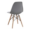 Nova Megapap PP dining chair in grey color 46x51x80cm.