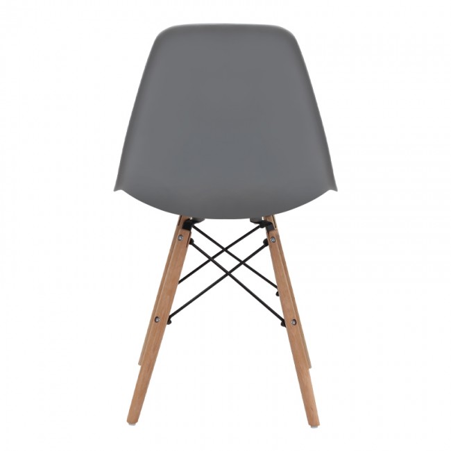 Nova Megapap PP dining chair in grey color 46x51x80cm.
