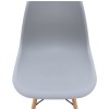 Nova Megapap PP dining chair in grey color 46x51x80cm.