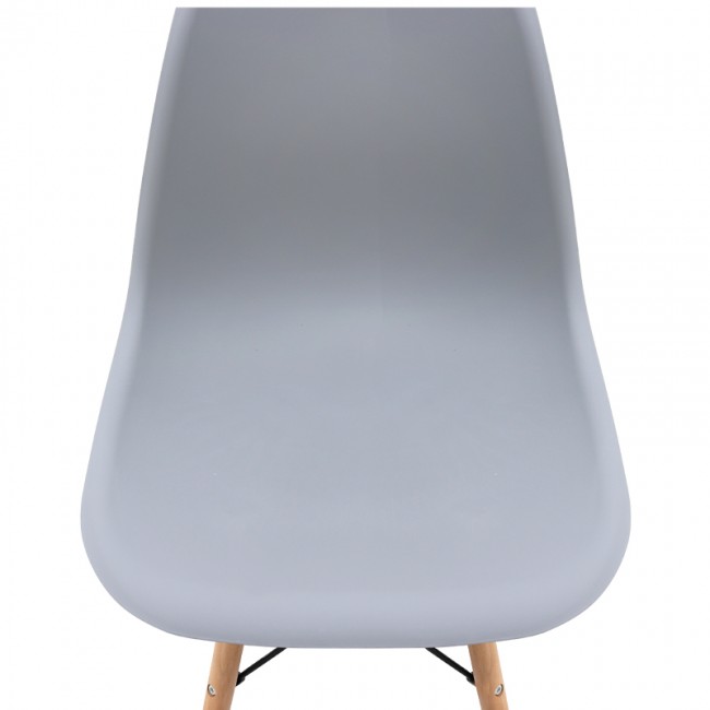 Nova Megapap PP dining chair in grey color 46x51x80cm.