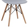 Nova Megapap PP dining chair in grey color 46x51x80cm.