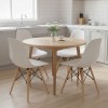 Nova Megapap PP dining chair in white color 46x51x80cm.