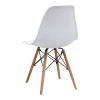 Nova Megapap PP dining chair in white color 46x51x80cm.