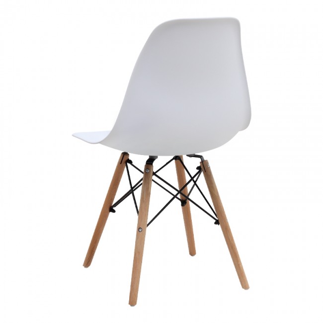 Nova Megapap PP dining chair in white color 46x51x80cm.
